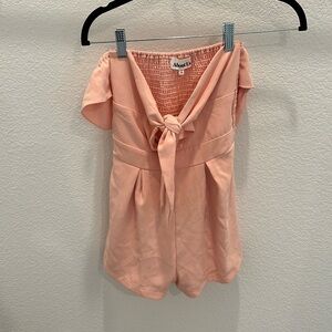 Revolve About Us Pink Romper in size XXS